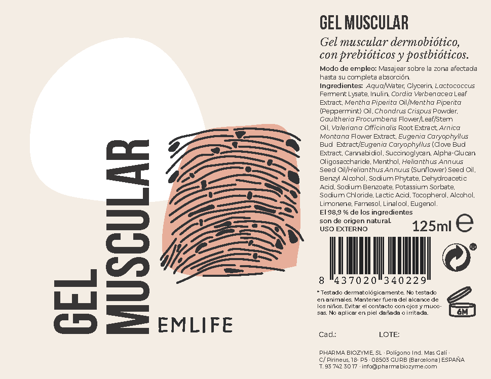 Gel muscular